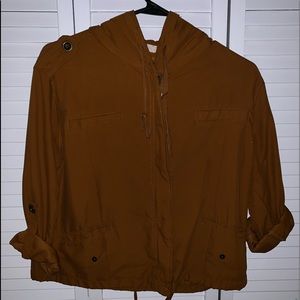 Mustard yellow cropped jacket